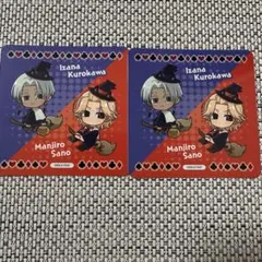 東リべ プリンセスカフェ ミニキャラコースター　佐野万次郎　黒川イザナ　2枚