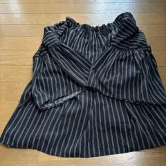 NICE CLAUP ストライプオフショルダートップス サイズ4