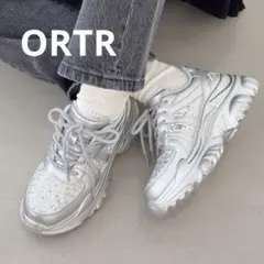 ORTR オリエンタルトラフィック　スパンコール厚底スニーカー　25.5cmのサムネイル