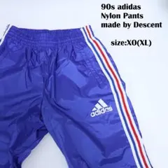 【希少】 90s archive adidas ナイロンテックパンツ ワイド