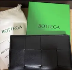 Bottega Veneta イントレチャート 長財布 ブラックのサムネイル