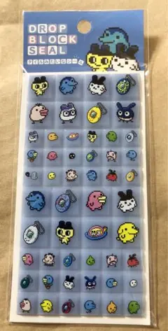 たまごっち　DROP BLOCK SEAL タイルみたいなシール