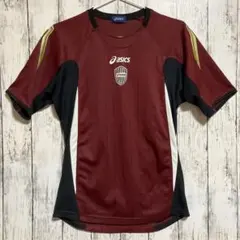 アシックス サッカー ヴィッセル神戸 トレーニングシャツ L 希少