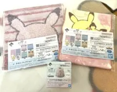 【J賞・K賞セット】ポケピース 一番くじ ピカチュウ