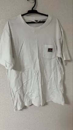 ホワイト 半袖Tシャツ ポケット付き ben davis