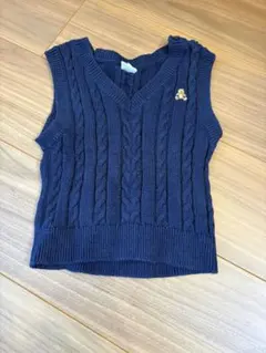 BabyGAPニットベスト ネイビー　12-18ヶ月　80cm