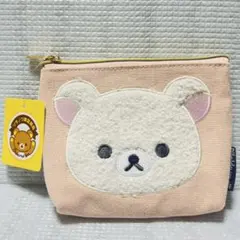 リラックマ コリラックマ　立体アップリケ刺繍 マルチポーチ 新品タグ付きのサムネイル