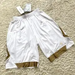 未使用 CONVERSE コンバース ハーフパンツ バスケ プラパン 白 L