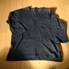 UNIQLO 黒 七分カットソー