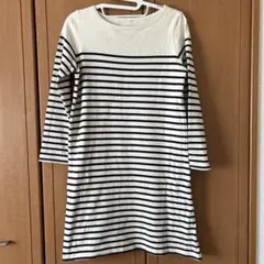 無印良品 ボーダー ワンピース　M