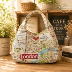 Think Bee! シンクビー ロンドン 地図柄 トートバッグ Londonのサムネイル