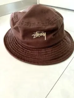 Stussy バケットハット ブラウン 秋色ブラウン