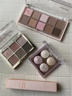 アイシャドウパレット3点セットまとめ売り(mude.、2aN、デイジーク)