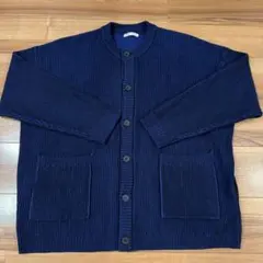 ZARA TEXTURED POCKET CARDIGAN L-XL