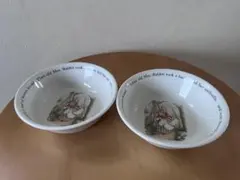 WEDGWOOD ウエッジウッド ピーターラビット ボウル 2枚セット