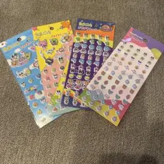 Tomogachi たまごっち　プチプチシール4枚入り