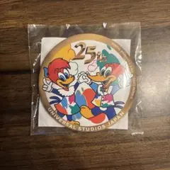 USJ 25周年 ウッディー・ウッドペッカー 缶バッジ - メルカリ