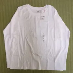 ユニクロ　スムースストレッチ　コットンクルーネックT ウーマン　Lサイズ