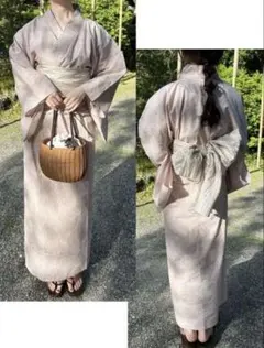 ☆新品未使用☆ GRL 線画花柄浴衣セット　ピンク　浴衣・帯2点　gi1403