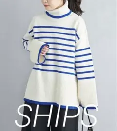 SHIPS ワイドスリーブタートルネックニットのサムネイル