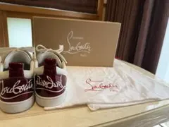 Christian Louboutin スニーカー ホワイト/バーガンディのサムネイル