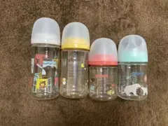 pigeon 母乳実感　哺乳瓶 4本セット 動物イラスト