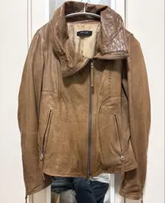 MORGAN HOMME ネオお兄系 グラデーション ゴートレザー ジャケット 
