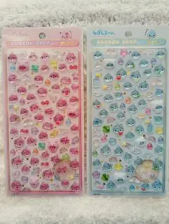 しずくちゃん　ボンボンドロップシール　ミニ　２枚セット　新品、正規品