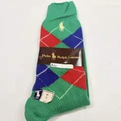 新品　POLO RALPH LAUREN ソックス　靴下　グリーン　25cm