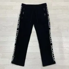 人気☆ モンクレール サイドロゴ スウェットパンツ ブラックM 5K74