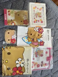 ハローキティ ガーゼタオル セット 当たりくじ