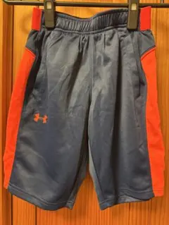 UNDER ARMOUR ハーフパンツ YLG ネイビー/レッド