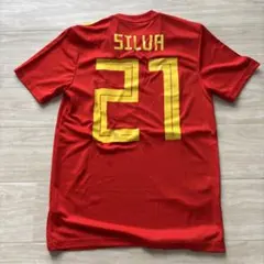 【オーセン/正規品】スペイン代表　シルバ　ユニフォーム オーセン/正規品】スペイン代表 シルバ ユニフォーム - メルカリ