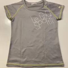 le coq sportif レディース 半袖Tシャツ グレーのサムネイル