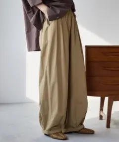 Libra Cue リブラキュー サーカス コットン パンツ ベージュ