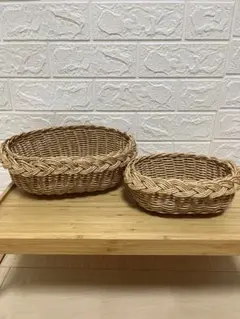 UTILE洗えるバスケット2個セット