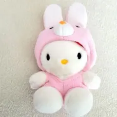 ハローキティー　うさぎ　平成レトロ　ぬいぐるみ