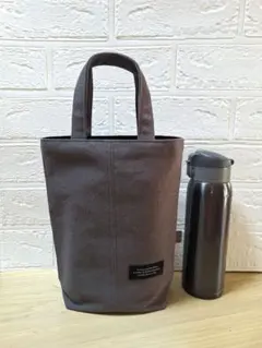HW377　２本　マイボトル☆水筒入れ　ハンドメイド　帆布のサムネイル