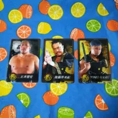 新日本プロレス ウエハース2 石井智宏 後藤洋央紀 YOSHI-HASHI