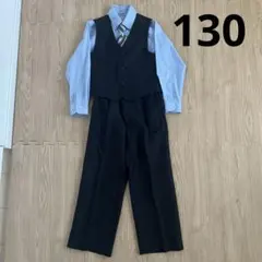こども　キッズ　130スーツセット　ベスト