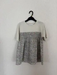 新品　Afternoon Tea WARDROBE 花柄切替Tシャツのサムネイル