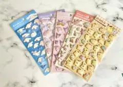 【新品】サンリオ　ぷくっとシール　5点セット