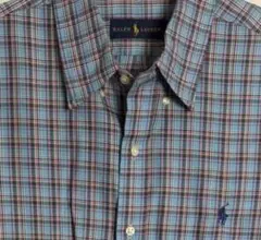 美品　Ralph Lauren チェック柄長袖シャツ　LL相当