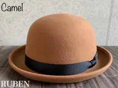 送料込 帽子 ルーベン ポケッタブル フェルト ボーラーハット サイズ調整 Ca