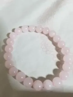 (値下げしました)天然石ローズクォーツのブレスレット