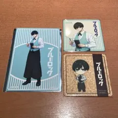 ブルーロック プリンセスカフェ 特典 コースター ポストカード 糸師凛