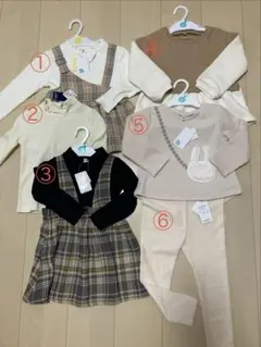 西松屋　女の子冬服(95-100㎝)まとめ売りセット