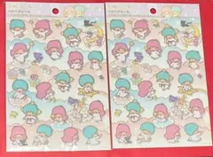 リトルツインスターズペタペタシール