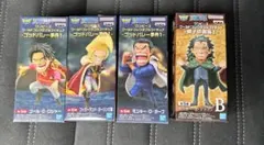 ワンピースワールドコレクタブルフィギュア ゴッドバレー事件3種セット‪おまけ付き