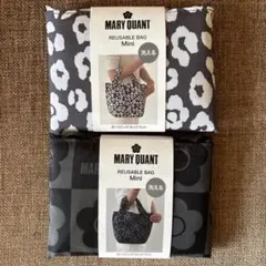 MARY QUANT★エコバッグ　ミニ　ブラック　新品未使用　2点セット